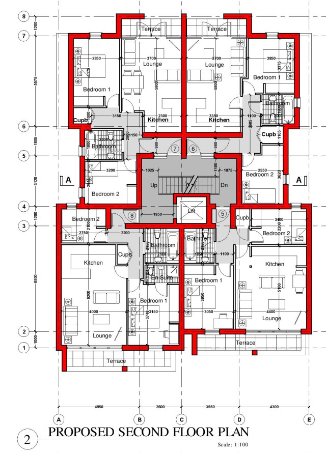 Second Floor Plans
